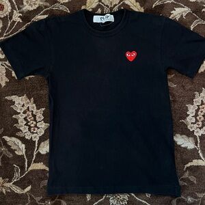 [Comme des Garcons] PLAY Black Tee